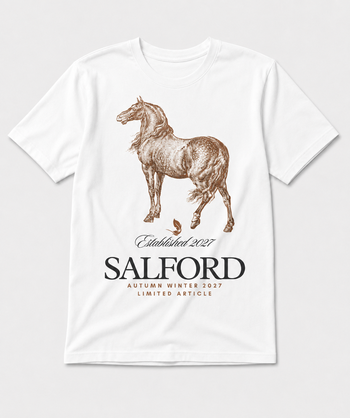 Salford Horse Graphic T-Shirt – Black