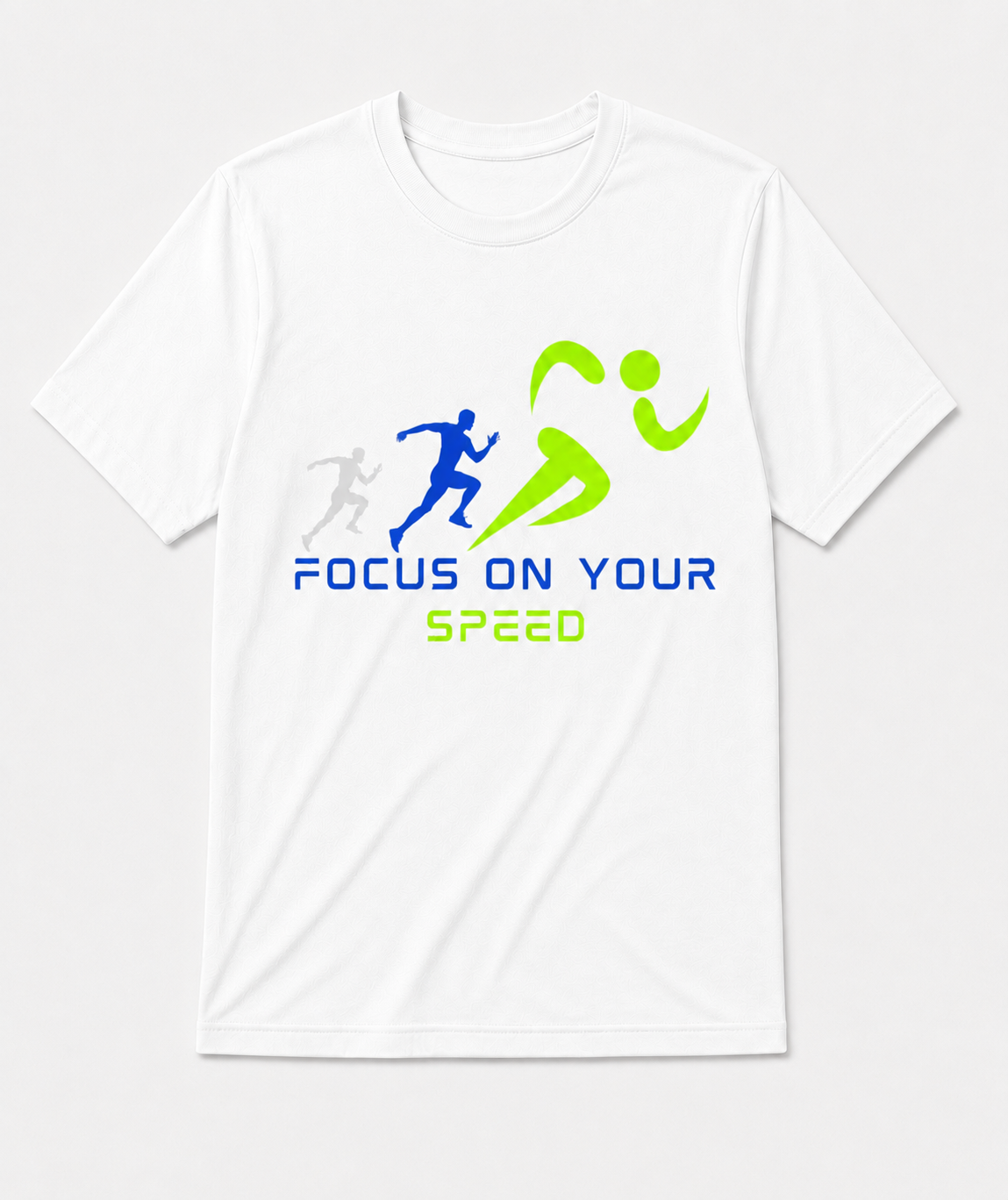 Focus on Your Speed Graphic T-Shirt – Black