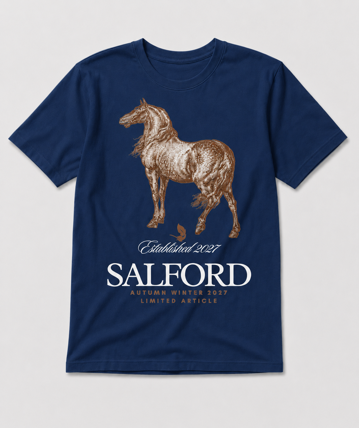 Salford Horse Graphic T-Shirt – Black