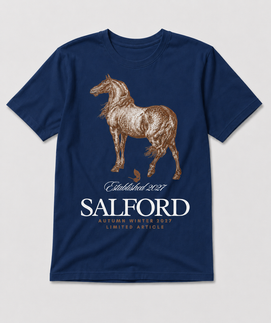 Salford Horse Graphic T-Shirt – Black